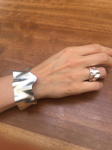 CONOIDES silver bracelet