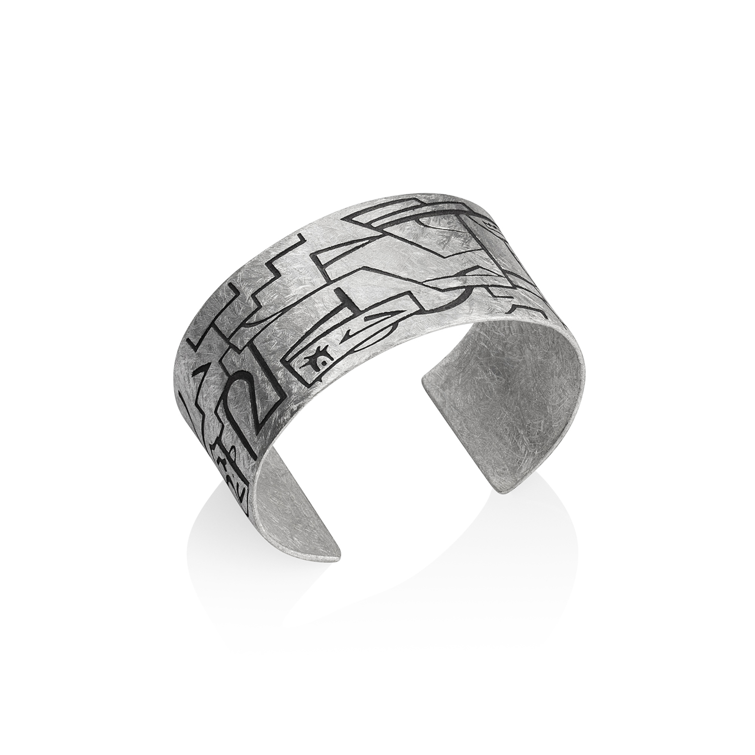 Silver Cubism bracelet