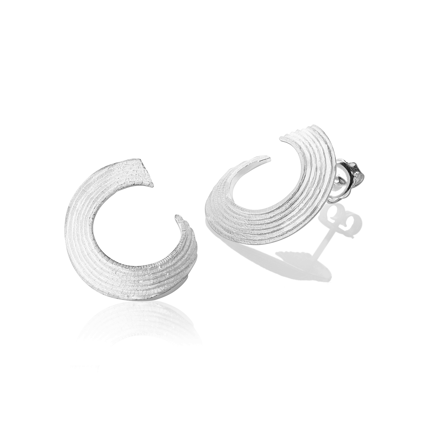 Graons silver earrings