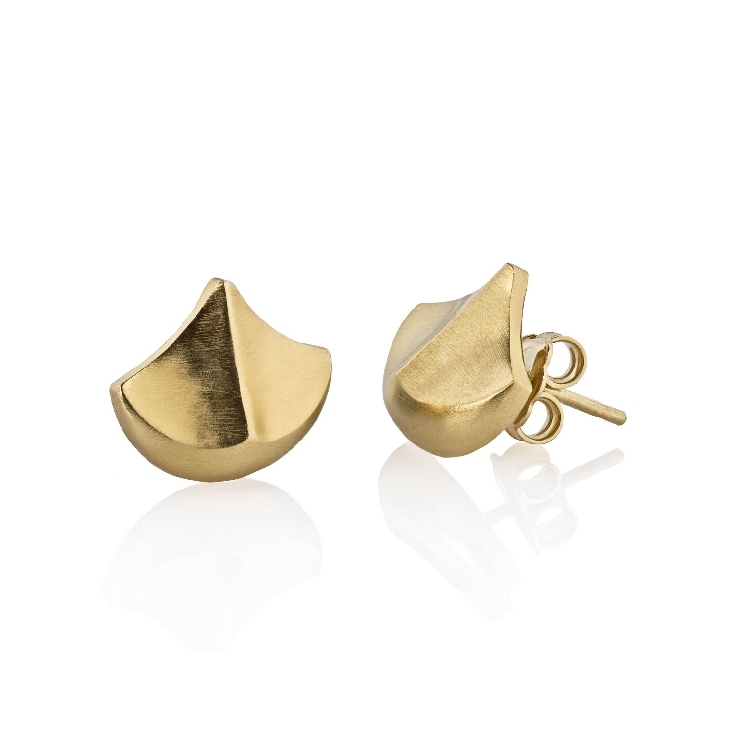 Gold-plated silver earrings Teules