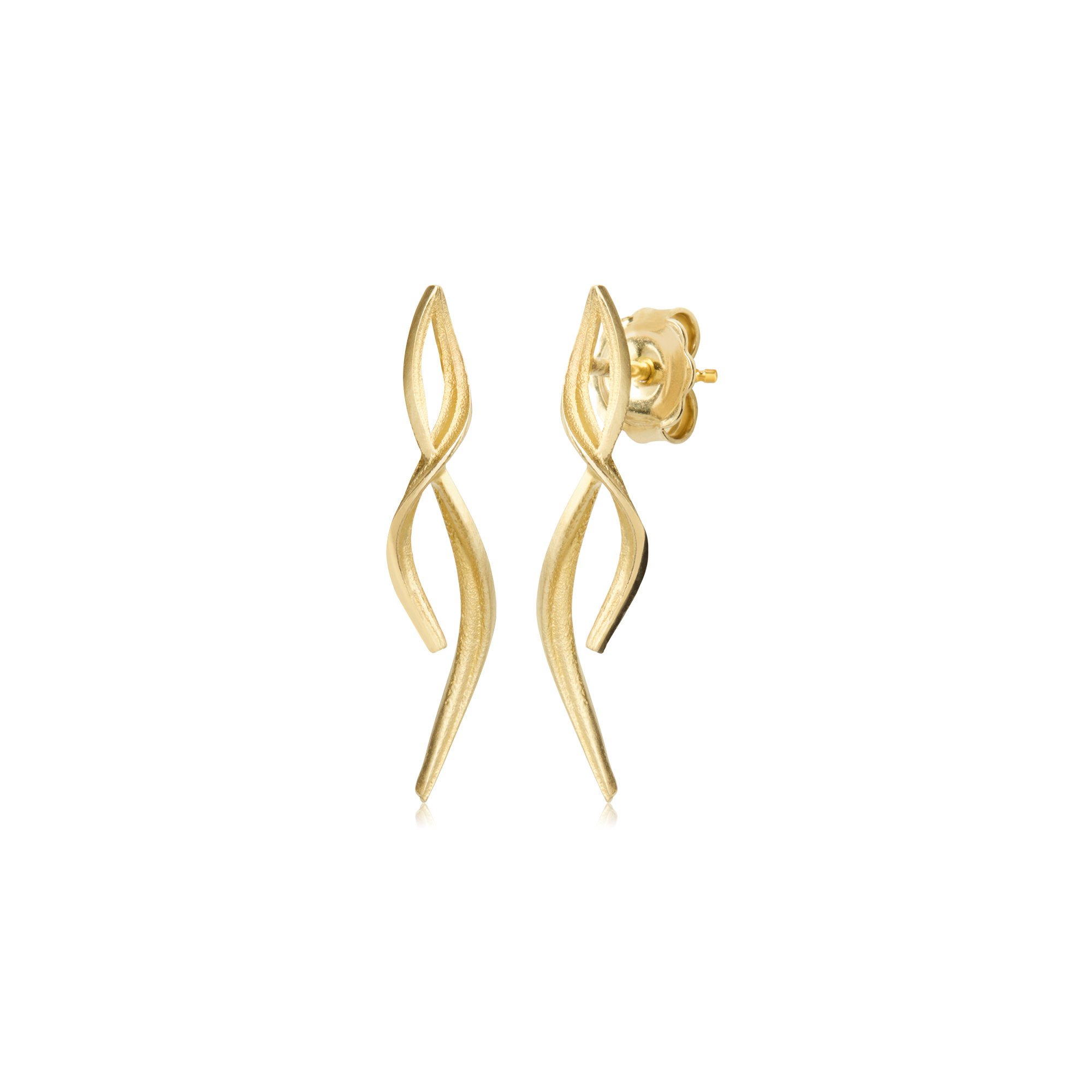 Delta gold small earrings