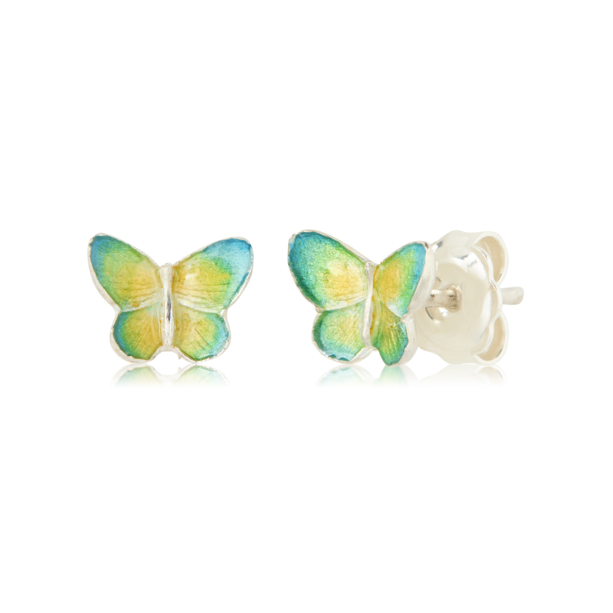 Pendientes de mariposa pequeños