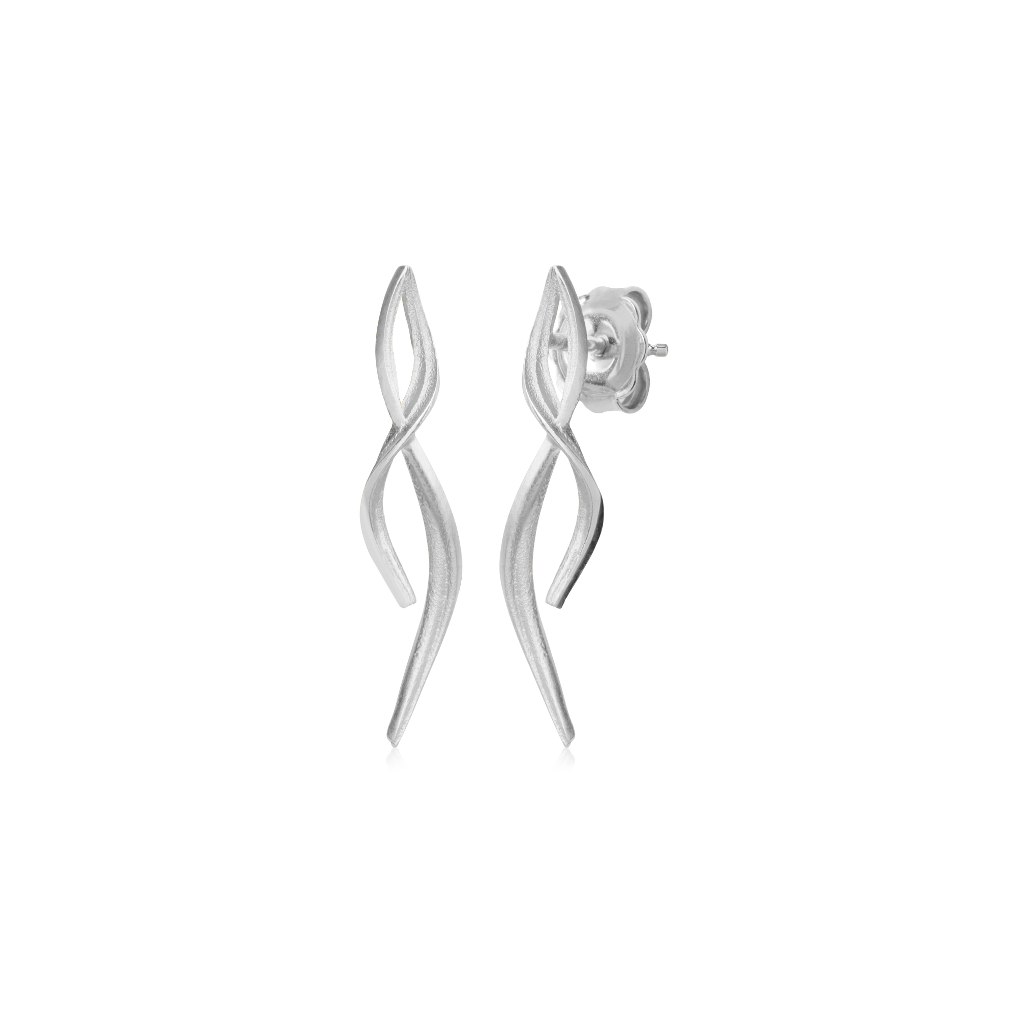 Delta silver small earrings