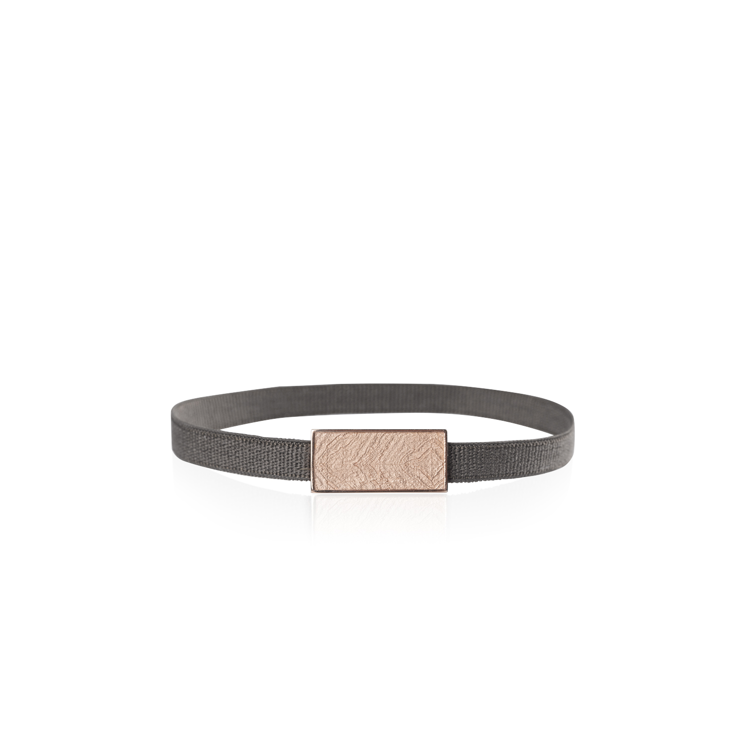 Mies bracelet in rose gold silver plated
