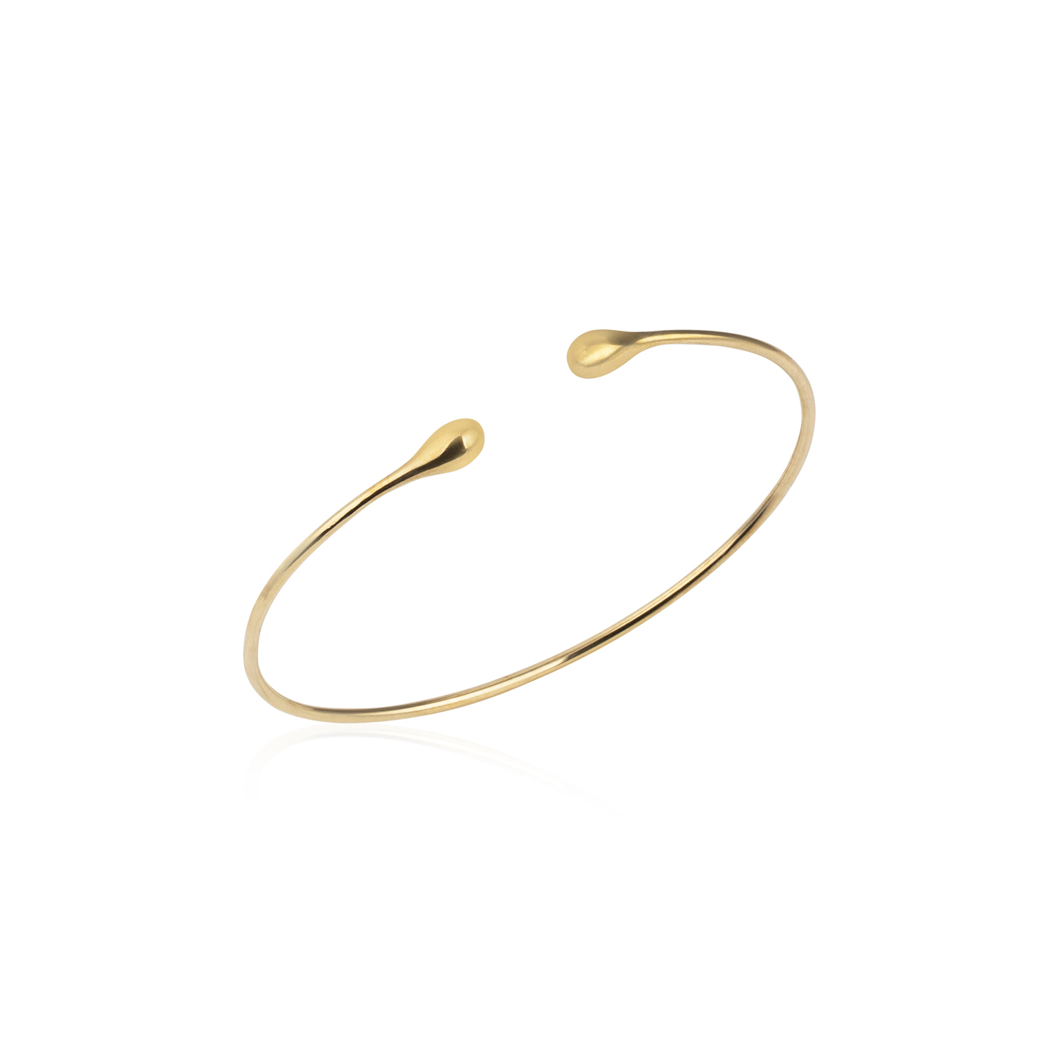 18k yellow gold drop bracelet
