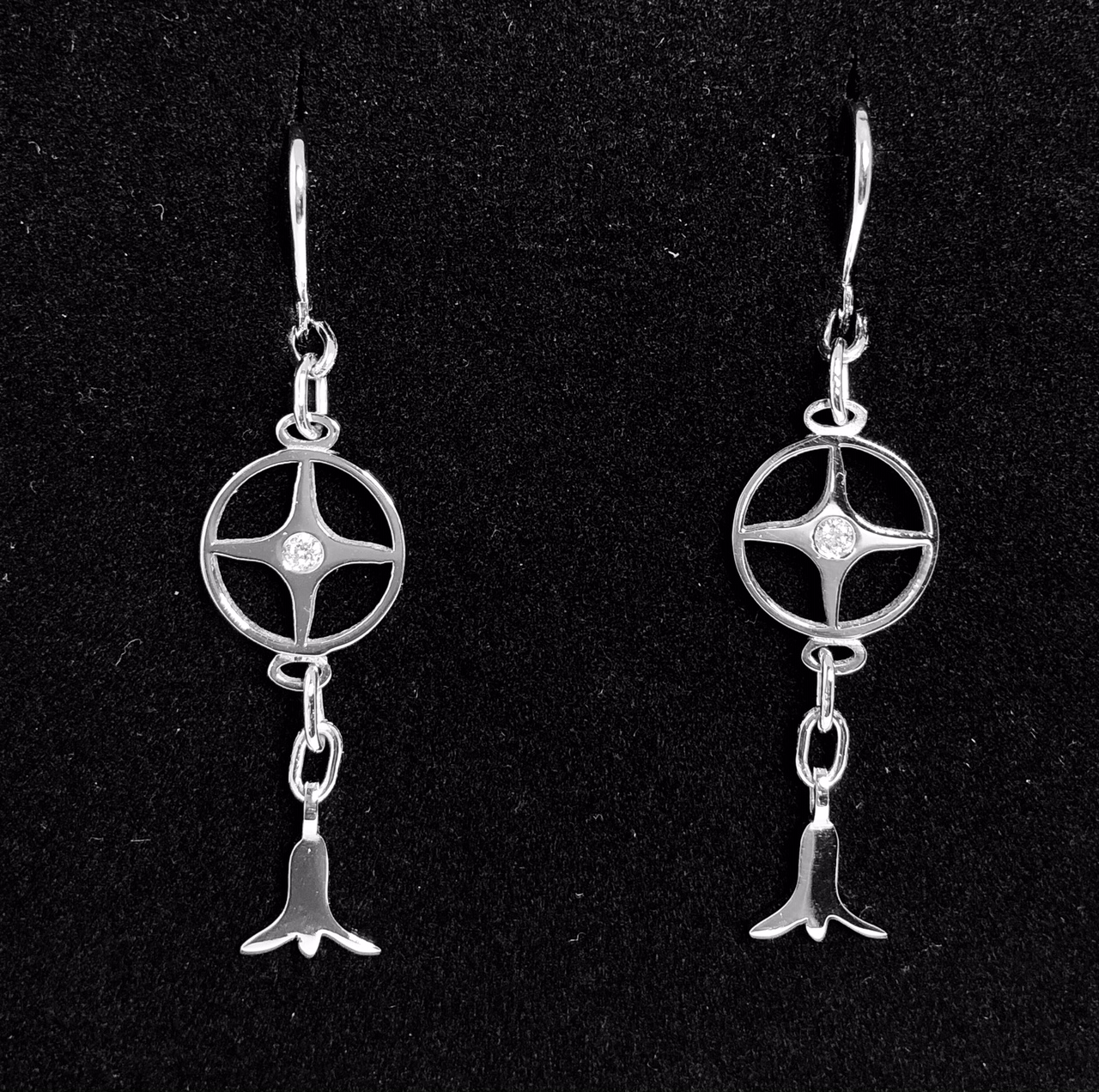 "Ghost" earrings